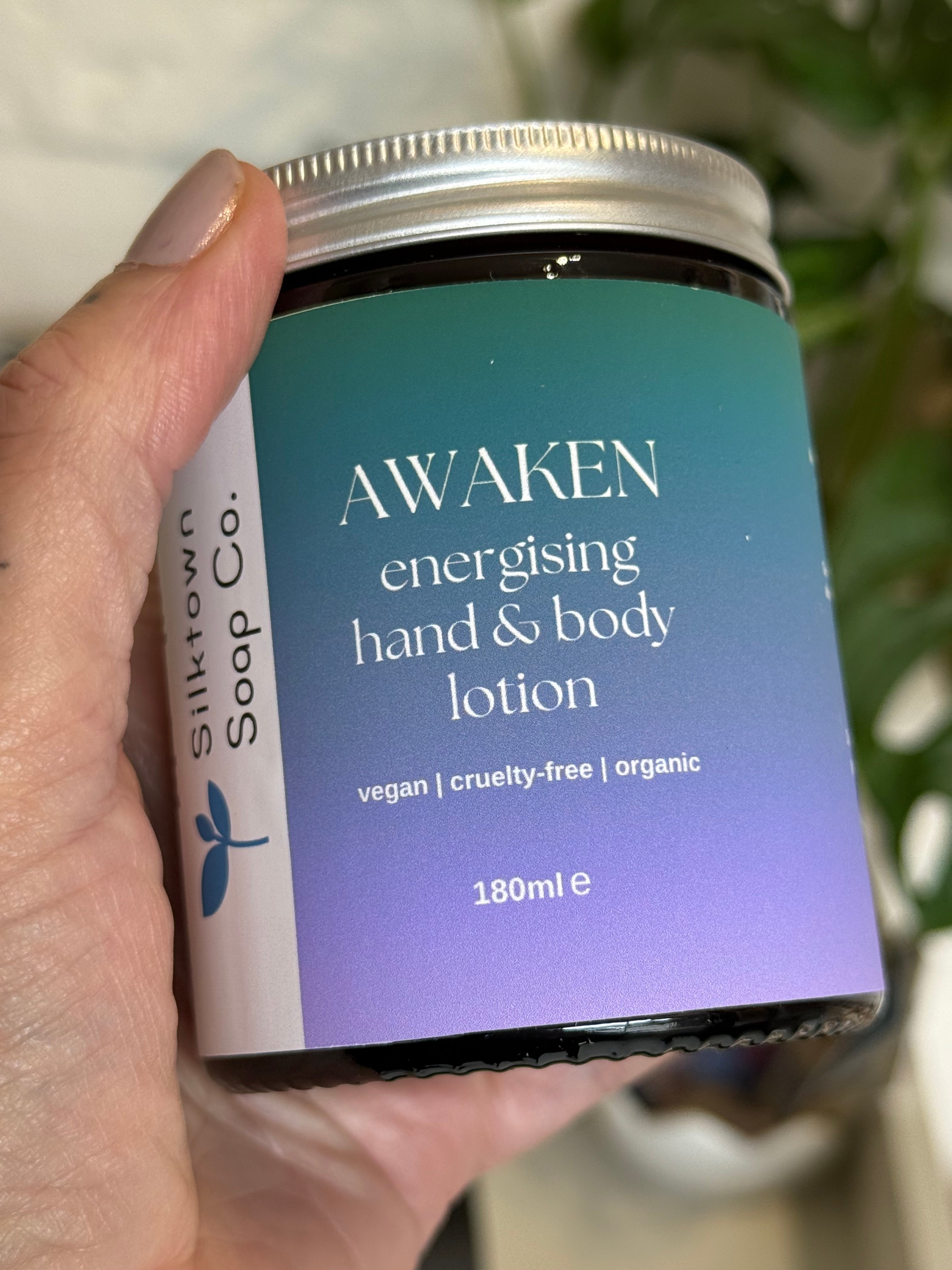 Awaken Handmade Natural Hand & Body Lotion with Chamomile & Essential Oils