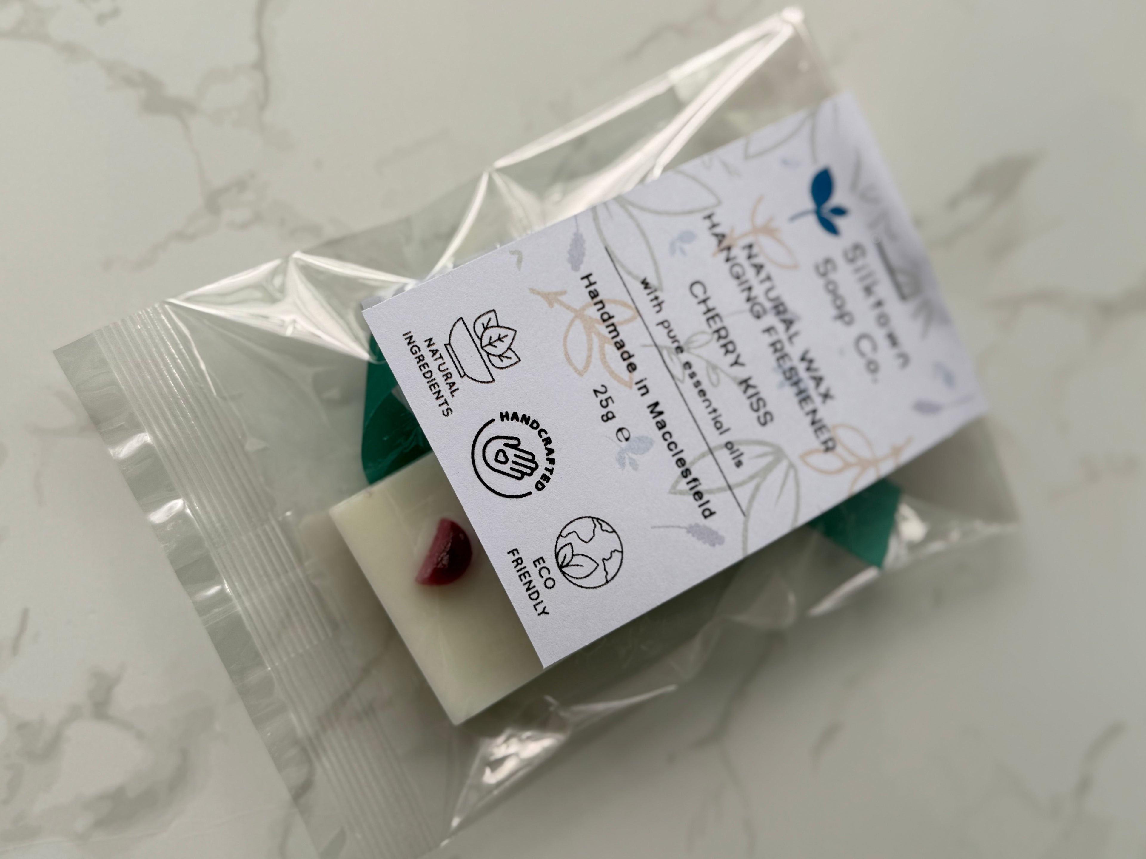 Cherry Kiss natural wax freshener package