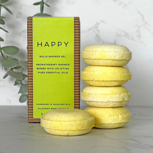 Happy Solid Shower Gel - Silktown Soap Company 