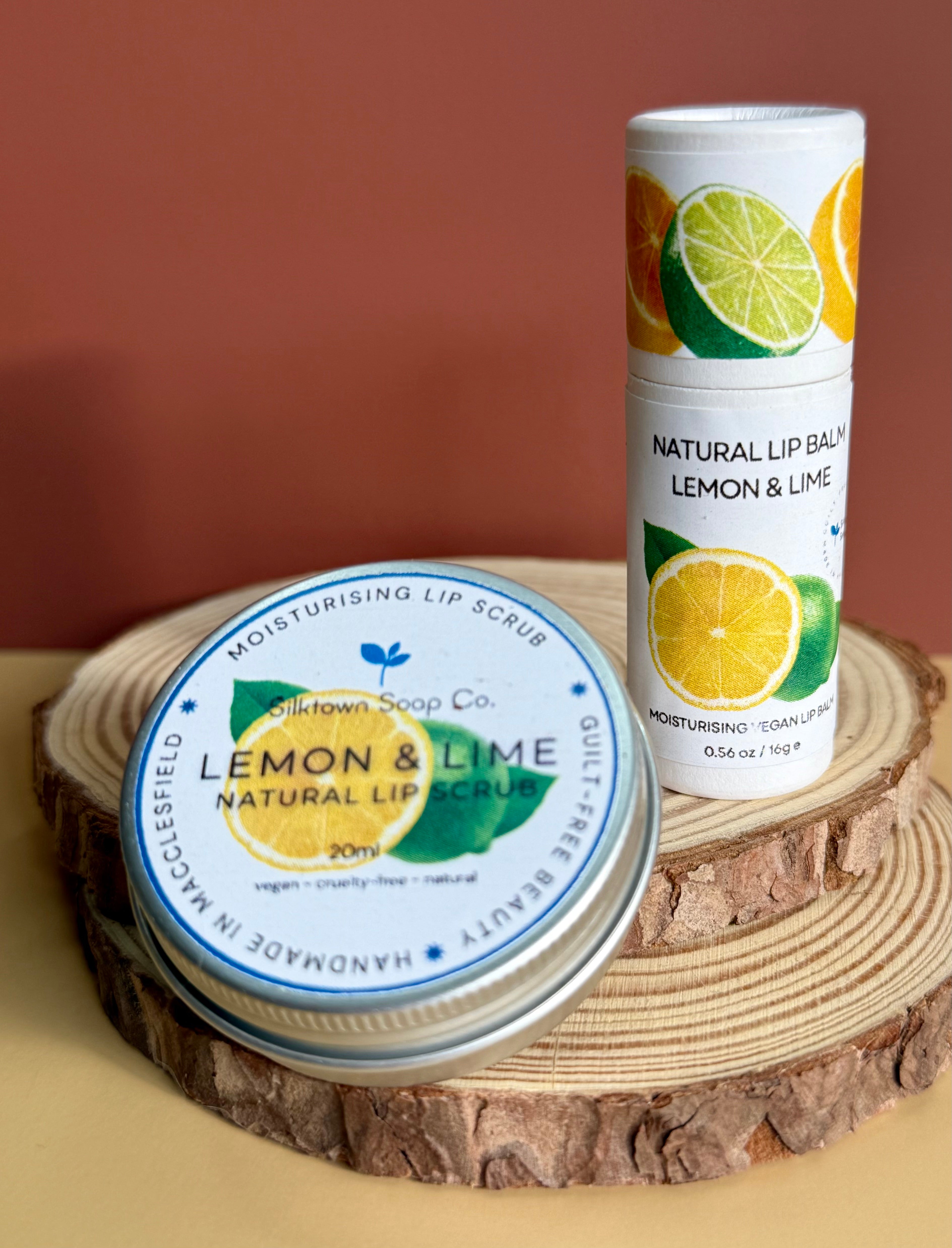 Natural Lip Care - Lip Balm & Scrub Duo