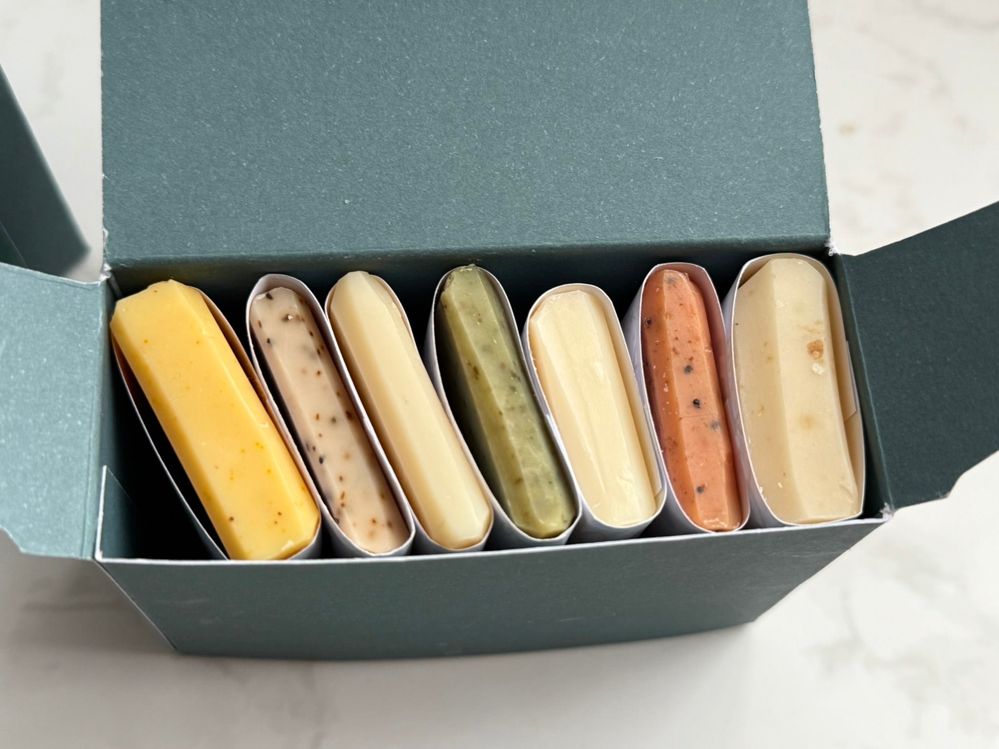 Sample set of natural soap