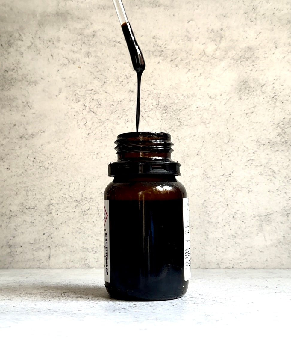 Woodsman natural Pine Tar Soap ingredient a jar of the real pine tar that we use in our handmade soap bar