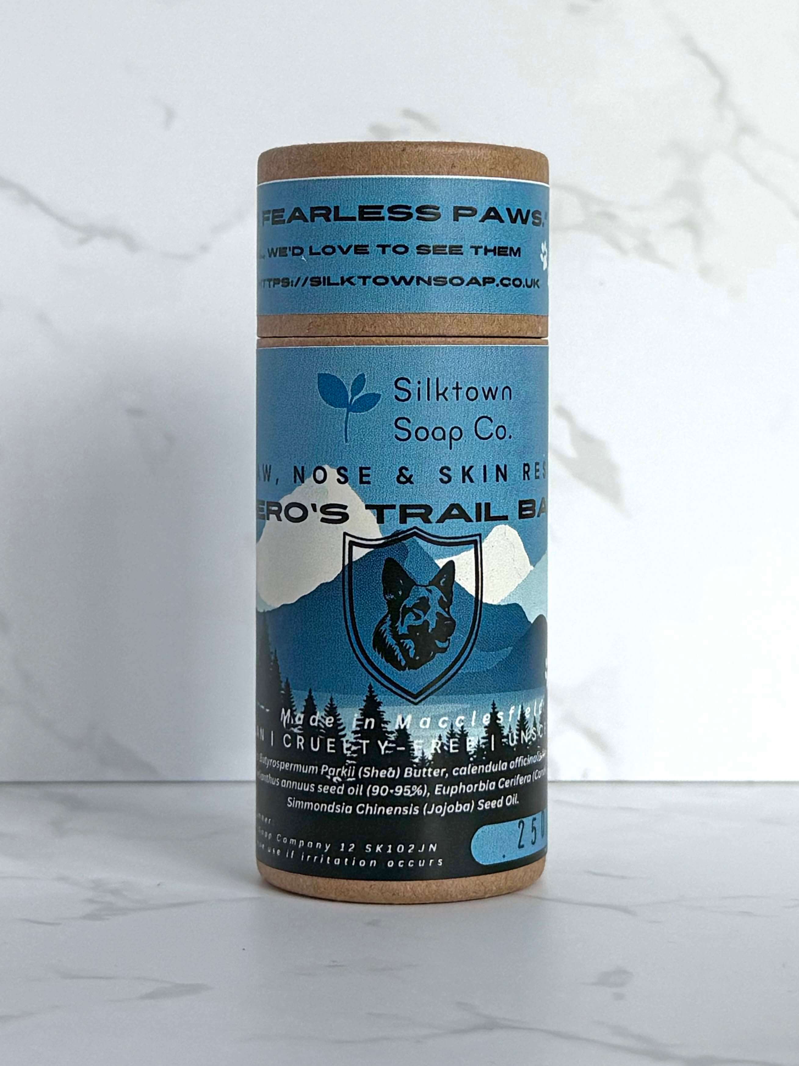 Natural Pet Care - Hero’s Trail Balm
- Paw, Nose and Skin Balm tube