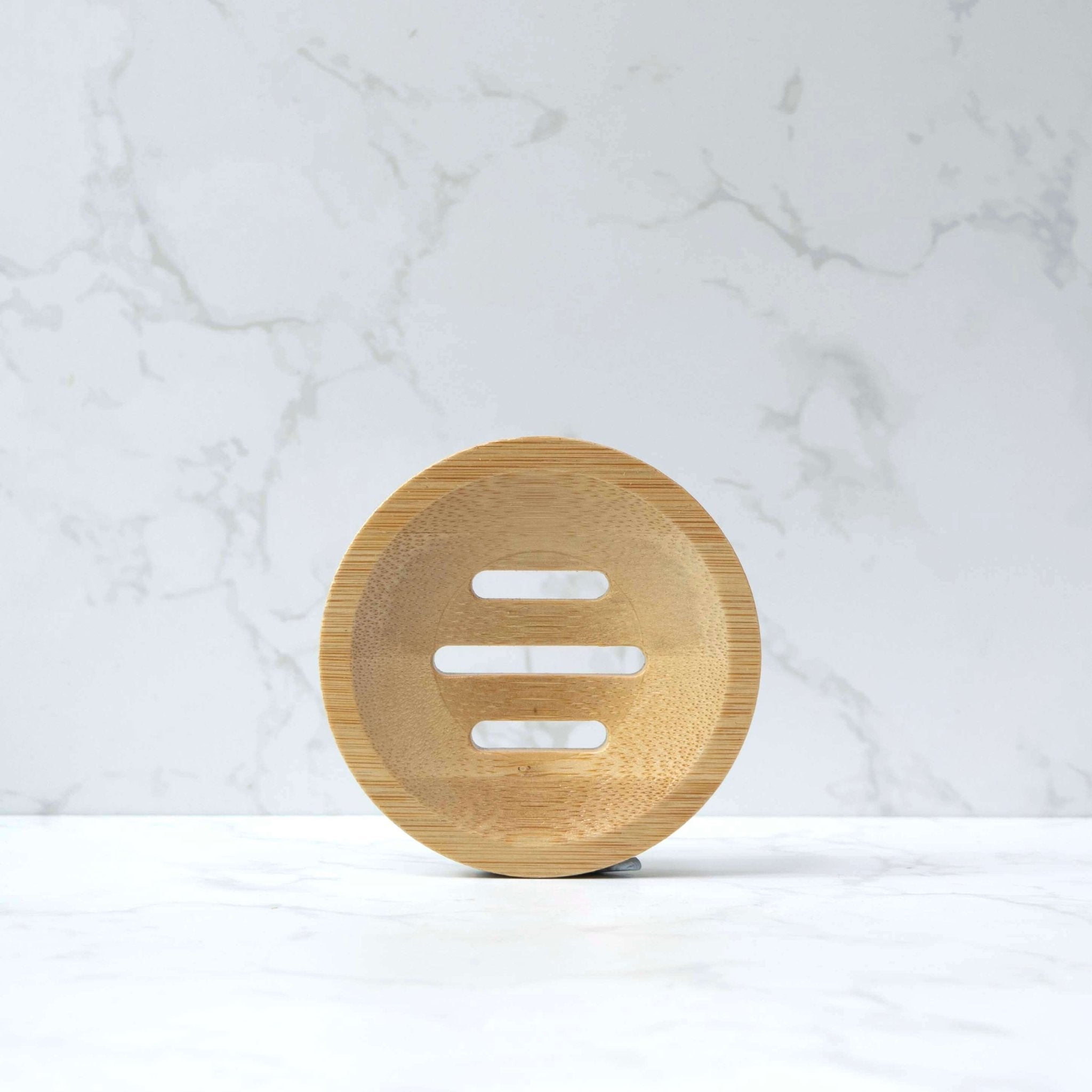 Round natural Bamboo Soap Dish – Eco-Friendly Bathroom Accessories