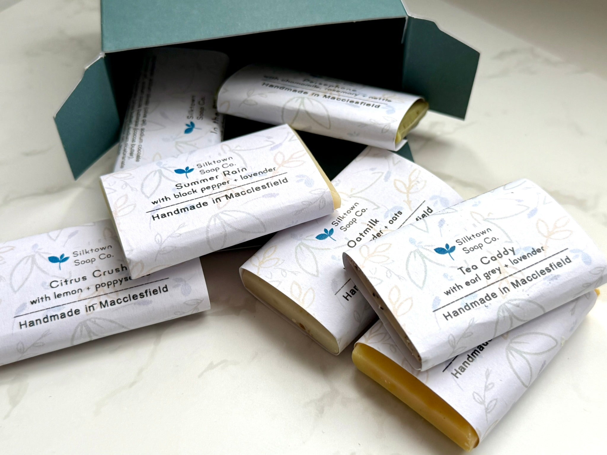 Sample set of natural soap