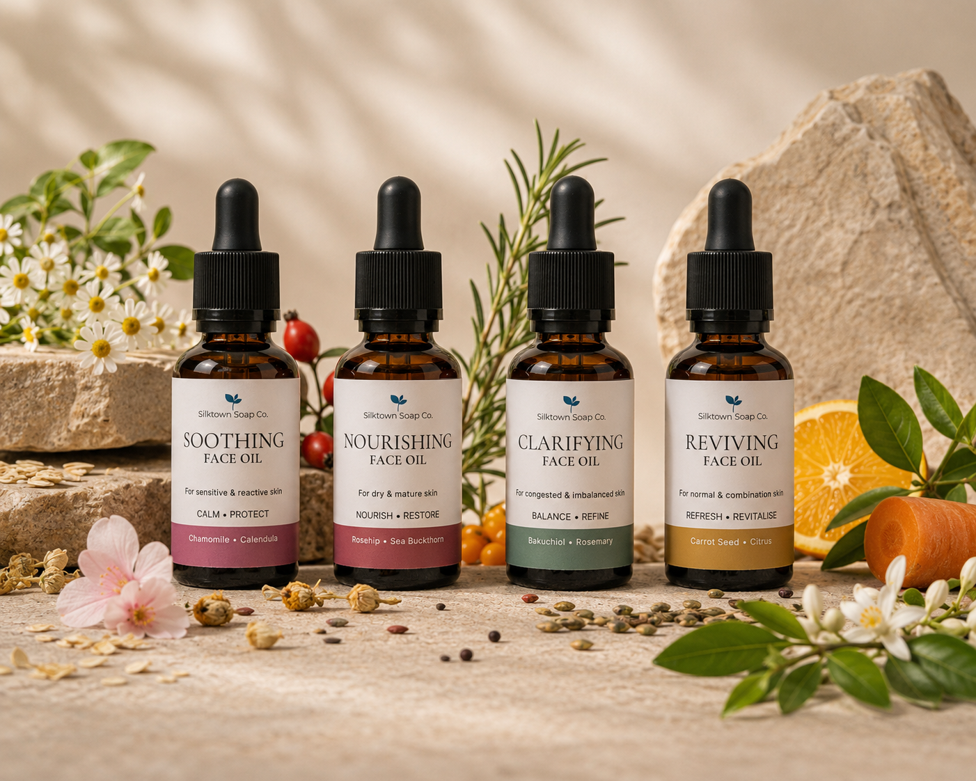 Natural Face and Body Oils 