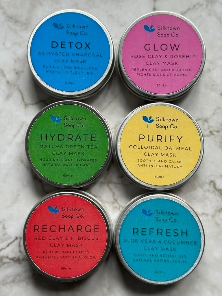 Natural Clay Masks - Silktown Soap Company 