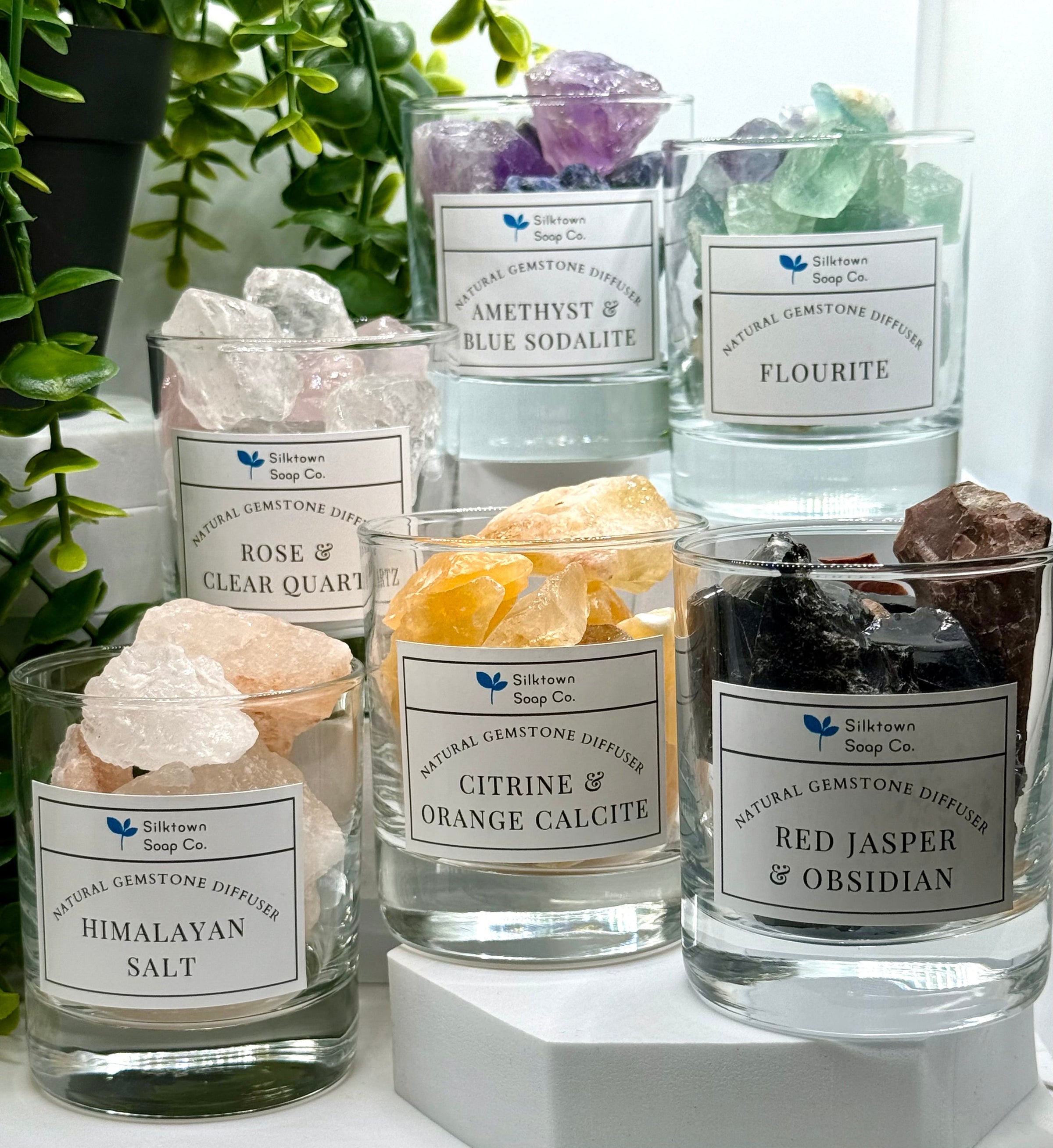 Natural Gemstone Diffuser Collection - Silktown Soap Company 
