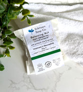 Balancing Act solid shampoo bar packaged