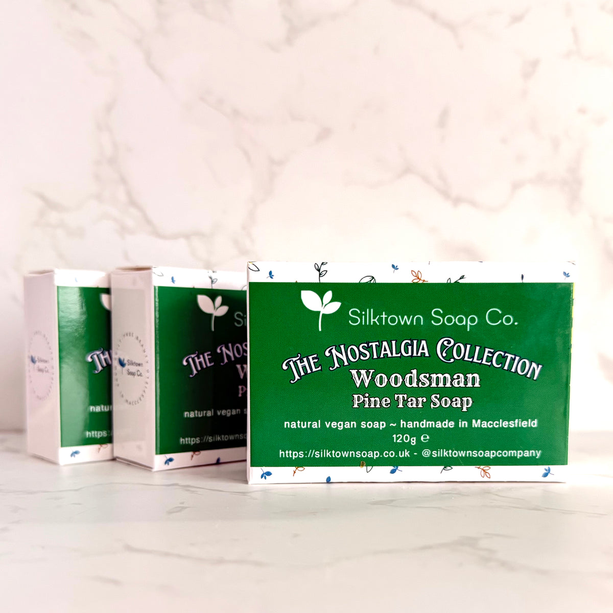 Three boxes of Silktown Soap Co. &