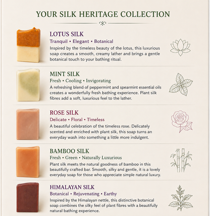 Natural Soap Gift Set - The Silk Heritage Collection