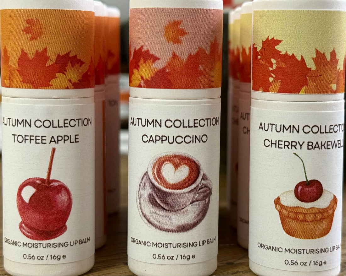 Autumn Lip Balm Collection - moisturising organic natural protection