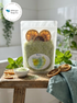 Epsom_Salt_Mint_bath_salts on a stool with salt and botanicals
