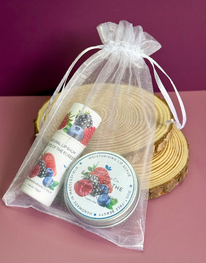 Natural Lip Care - Lip Balm &amp; Scrub Duo