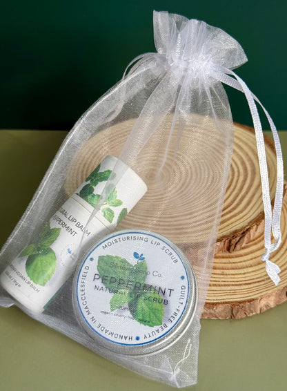 Natural Lip Care - Lip Balm &amp; Scrub Duo