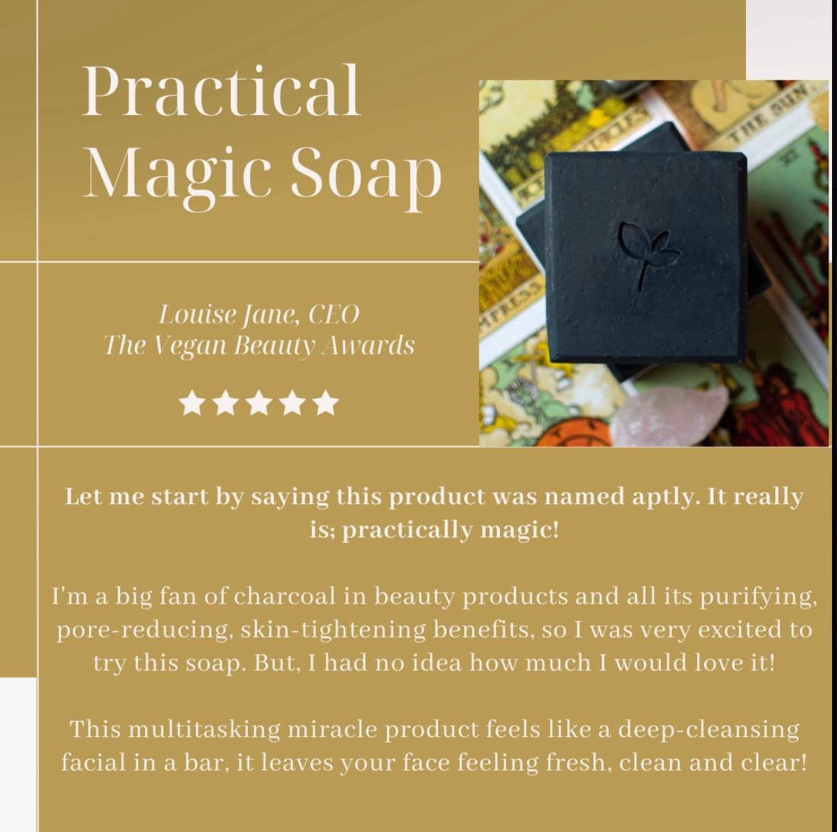 Pracatical Magic Award Winning Natural soap Judges Feedback