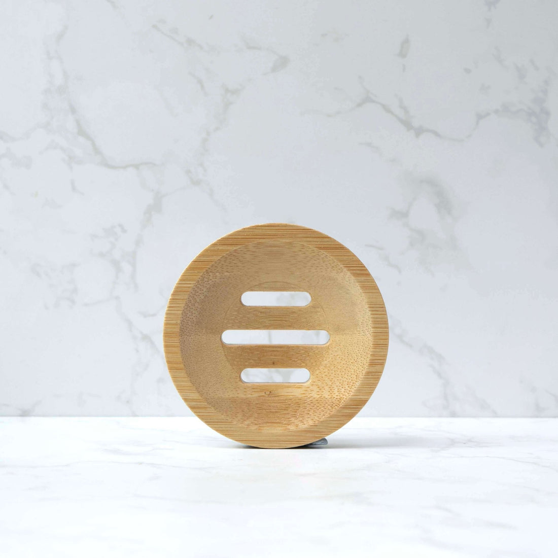 Round natural Bamboo Soap Dish – Eco-Friendly Bathroom Accessories