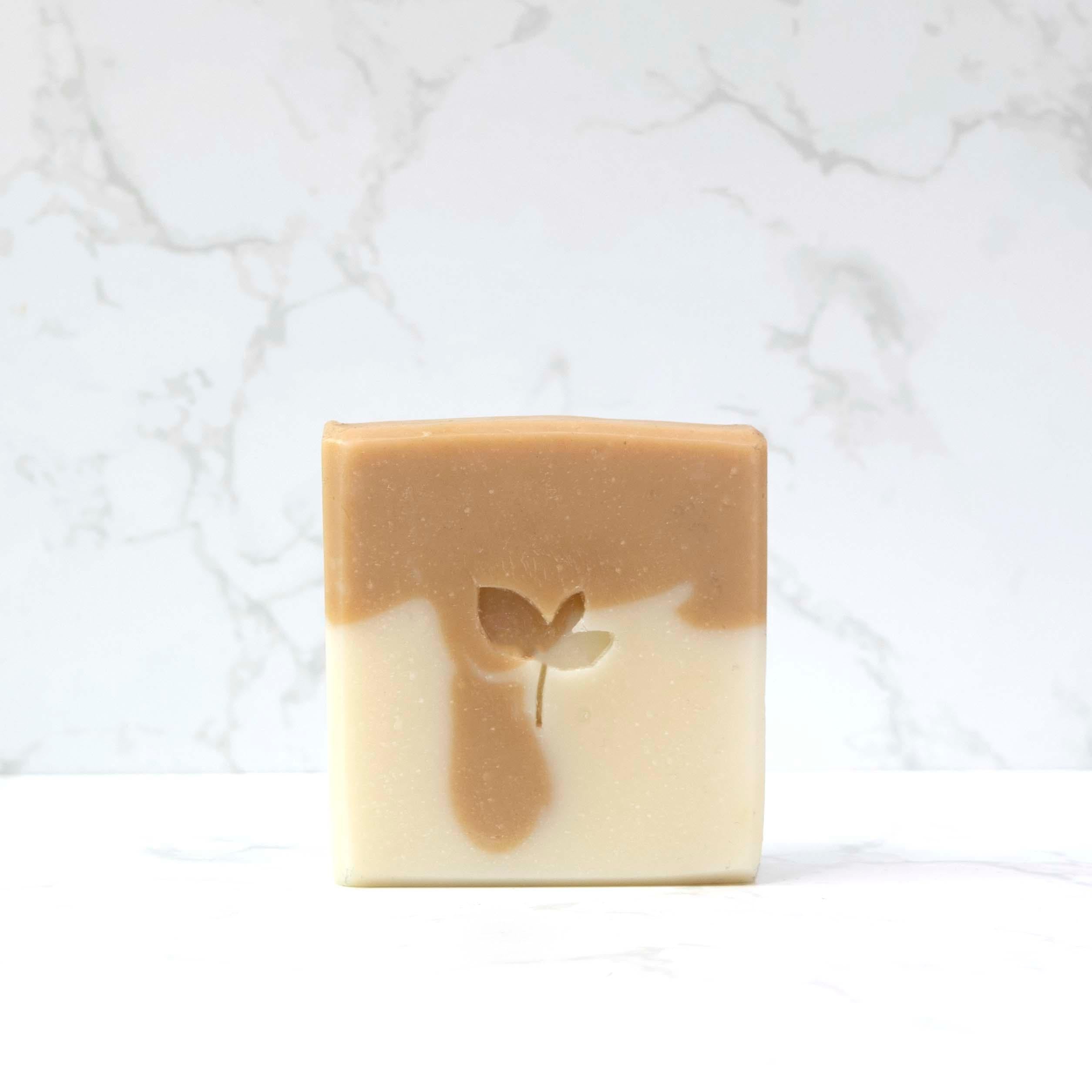 Buttermint natural soap bar front