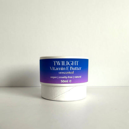 Jar of Twilight Vitamin E Butter on a white background