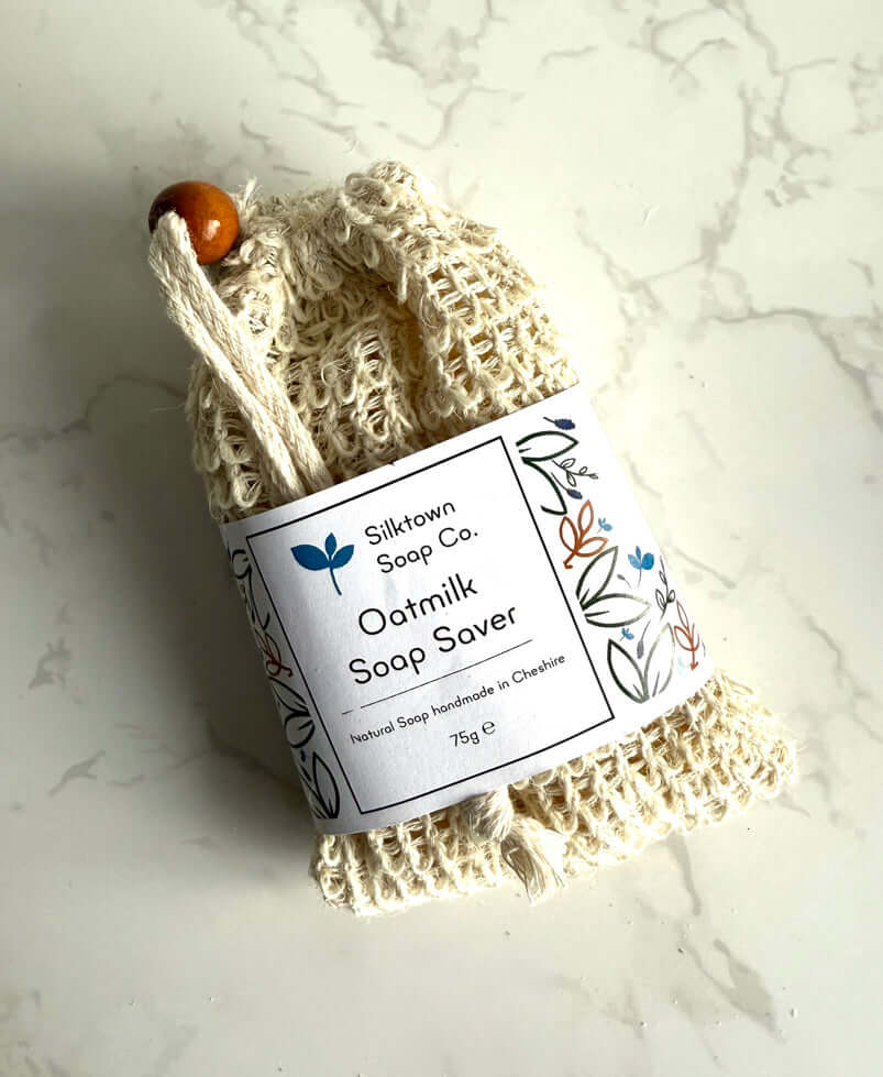 Zero-Waste Soap Bag - Oatmilk Natural Soap