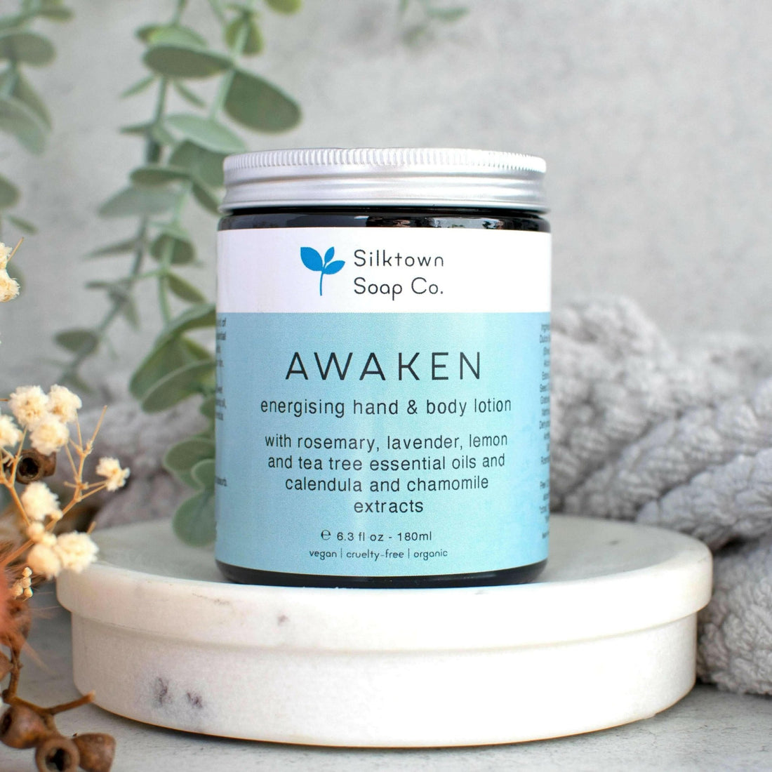 Awaken - Energising Natural Hand &amp; Body Lotion - Silktown Soap Company