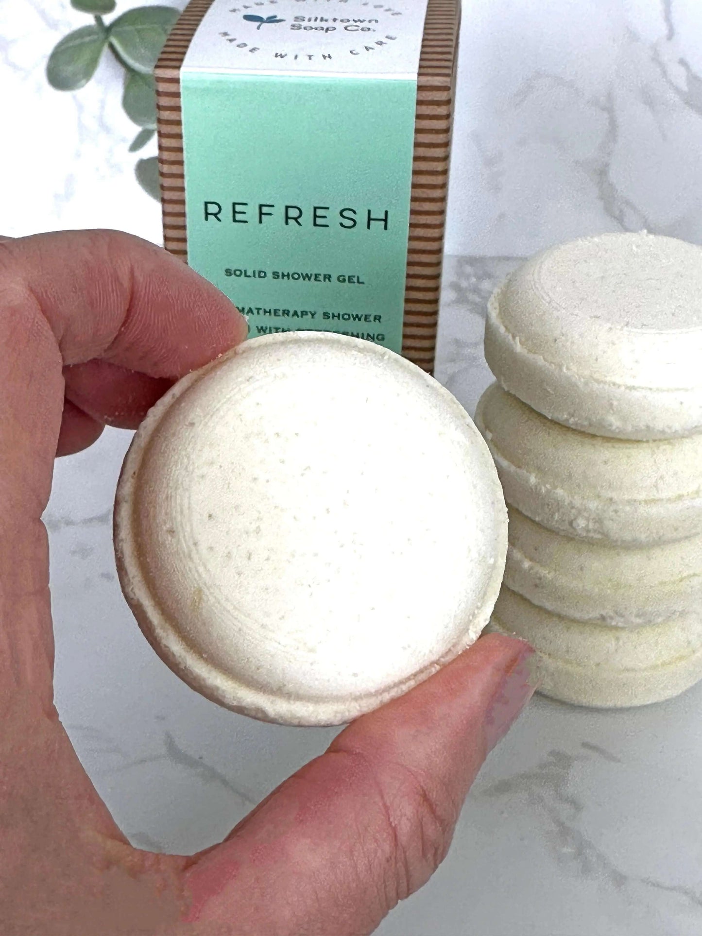 Refresh Solid Shower Gel - Silktown Soap Company 