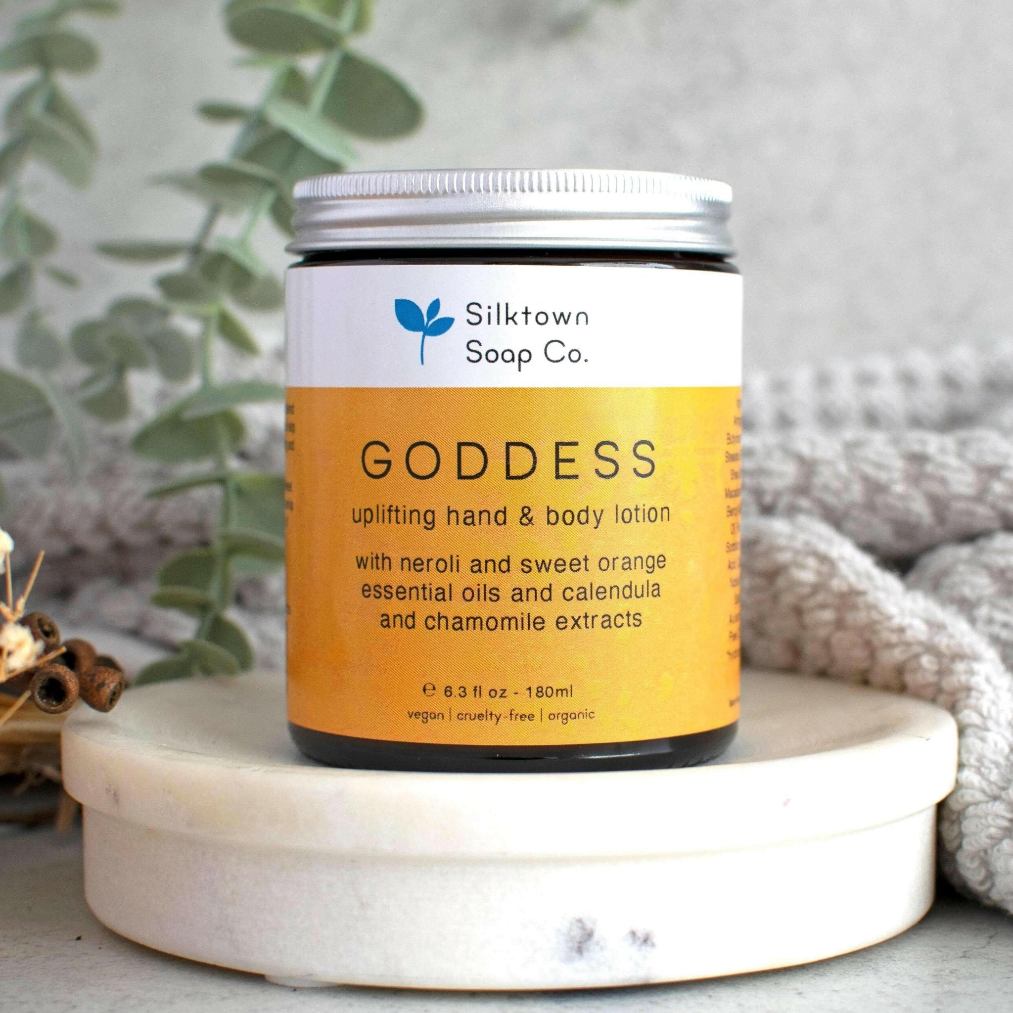 Goddess Natural Hand &amp; Body Lotion - Silktown Soap Company