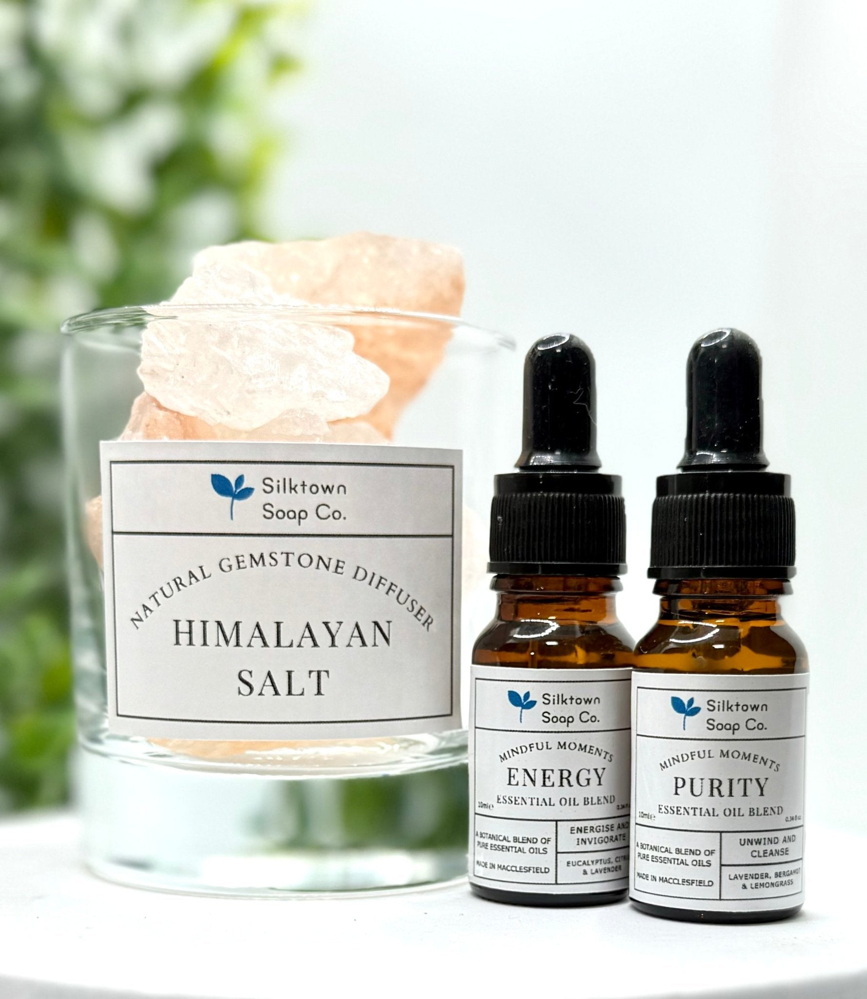 Natural Gemstone Diffuser - Pink Himalayan Salt - Silktown Soap Company