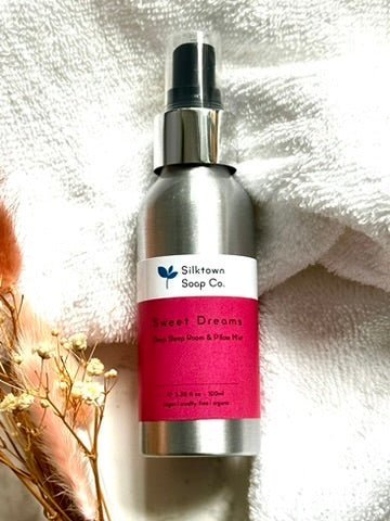 Natural Sleep Aid - Sweet Dreams Room &amp; Pillow Spray - Silktown Soap Company