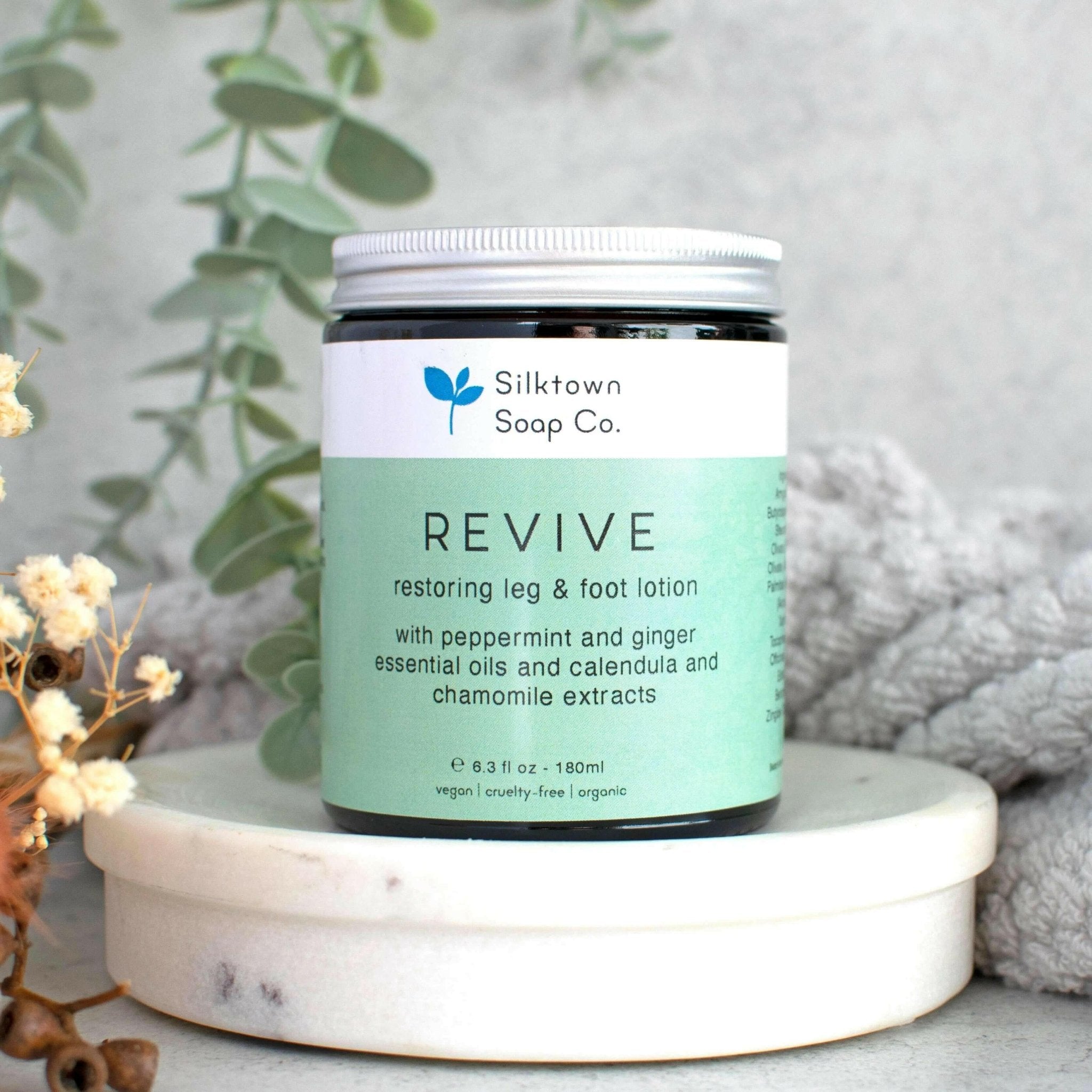 Revive - Natural Restoring Leg &amp; Foot Lotion - Silktown Soap Company