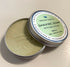open tin of Natural Soap for Shaving - Rosemary